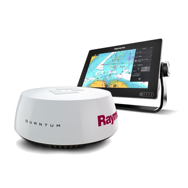 Raymarine Axiom 9 And Quantum Q24C Radar Bundle Pack (E7036600+T70243)