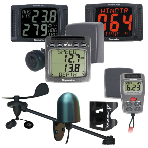 Raymarine Tacktick Wind/Speed/Depth Instrument Performance Pack 30 Raymarine Tacktick Wind/Speed/Depth Instrument Performance Pack 30