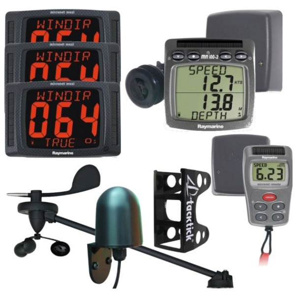 Raymarine Tacktick Wind/Speed/Depth Instrument Performance Pack 40