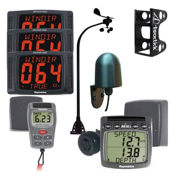 Raymarine Tacktick Wind/Speed/Depth Instrument Performance Pack 50