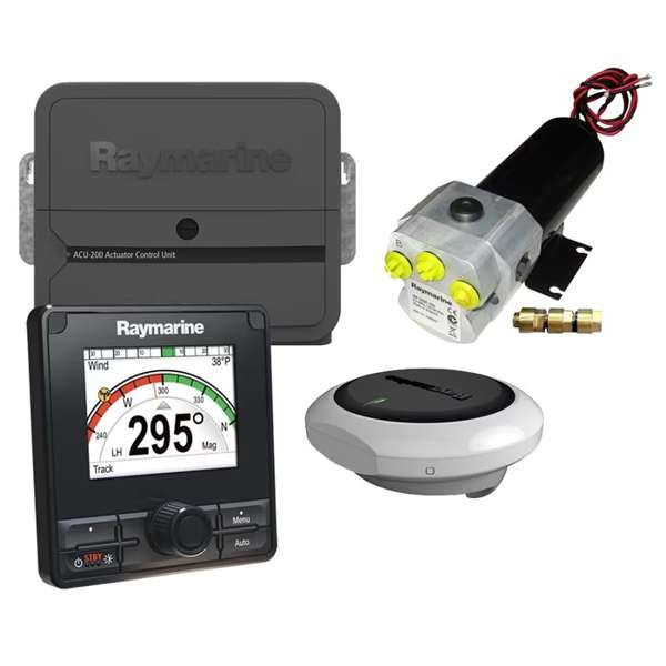 Raymarine Evolution Autopilot c/w p70Rs Control Head. ACU-200 & Type 1 Hydraulic Pump