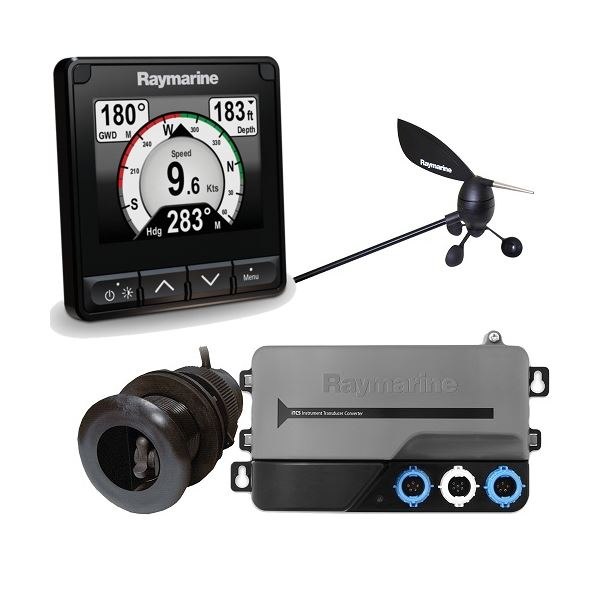 Raymarine i70s System Pack (Wind/Depth/Speed) With 9M Cable Kit