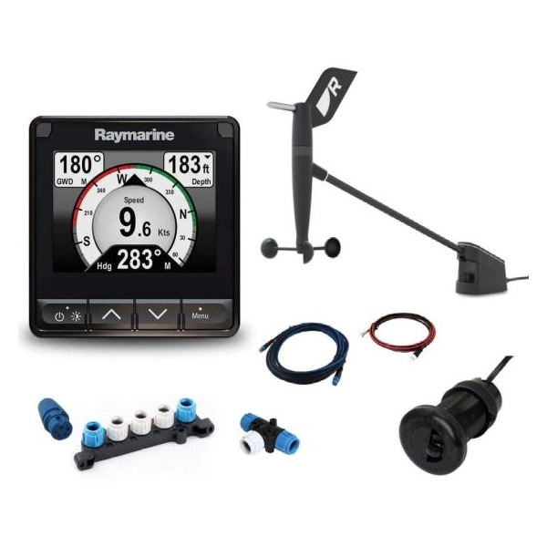 Raymarine i70 Instrument System Pack - RSW Wired Wind and DST810 Transducer Raymarine i70 Instrument System Pack - RSW Wired Wind and DST810 Transducer