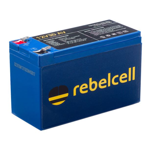 Rebelcell 12V30 AV Lithium-Ion Leisure Battery - 12V/30A - 323Wh  (12030REUA1A)