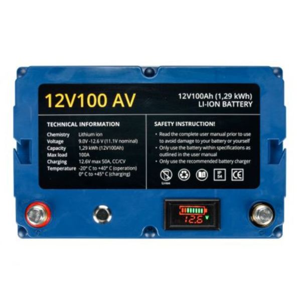 Rebelcell 12V100 AV Lithium-Ion Leisure Battery - 12V / 100A - 1.29kWh - Image 3