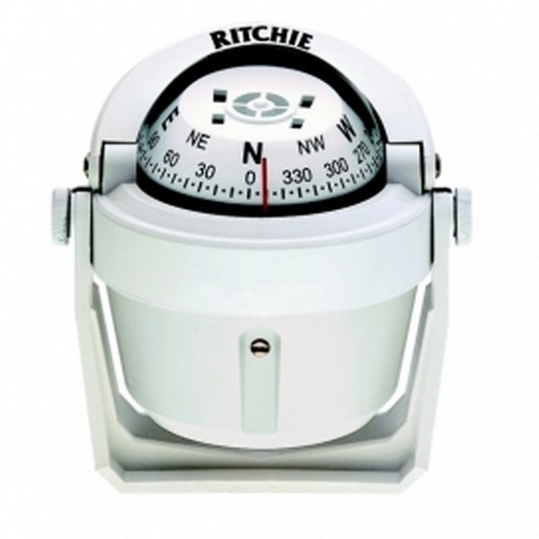 Ritchie Explorer B-51 2.75 Inch Dial Bracket Mount - White