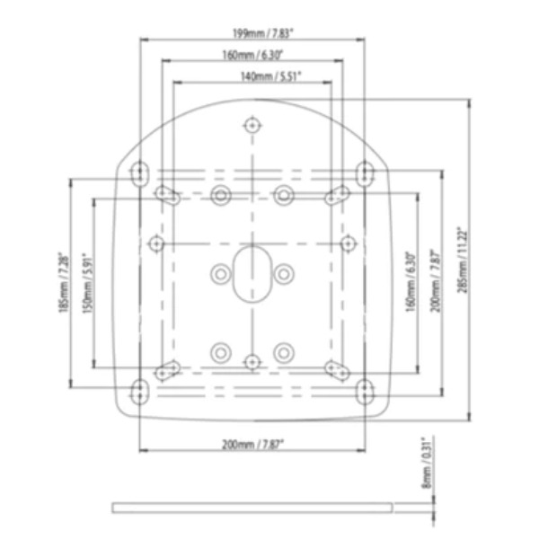 Scanstrut DPT-OA-PLATE-01 Open Array Plate for DPT-OA Modular Dual Power Tower - Image 2 Scanstrut DPT-OA-PLATE-01 Open Array Plate for DPT-OA Modular Dual Power Tower - Image 2