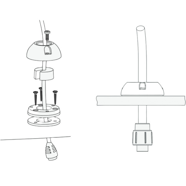 Scanstrut DS6-P Plastic Vertical Cable Seal - 2 - 6mm - Grey - 10-Pack - Image 2