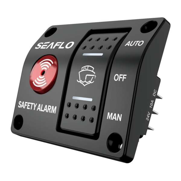 Seaflo Bilge Alarm Alarm Switch Panel 12V 20A Max