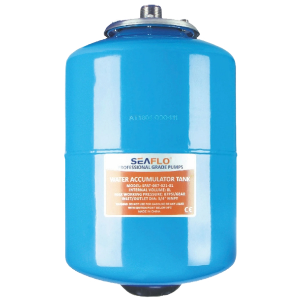Seaflo AT08702101 Pressurised Accumulator Water Tank - 8L - 87 PSI