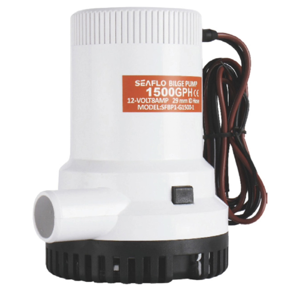 Seaflo BP2G200001 Non-Automatic Submersible Bilge Pump - 2000 GPH - 24V