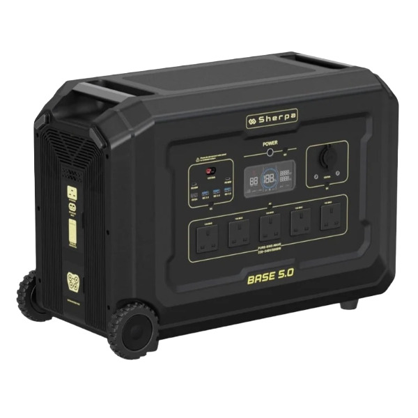 Sherpa BASE 5.0 High Capacity Portable Power Station - 5kWh Sherpa BASE 5.0 High Capacity Portable Power Station - 5kWh