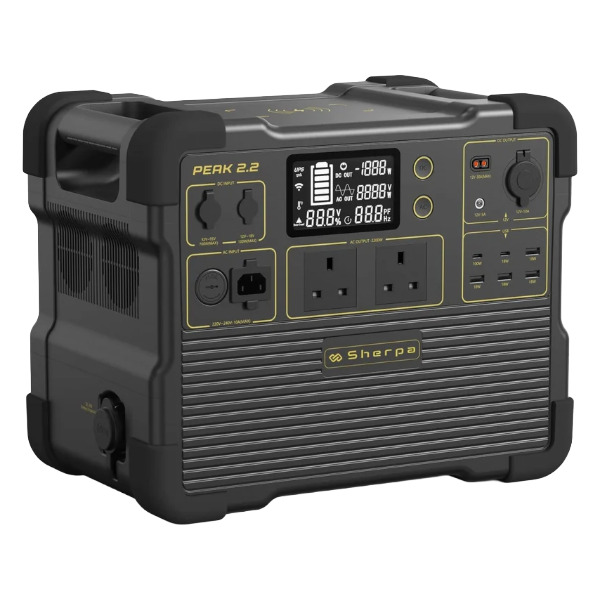 Sherpa PEAK 2.2 Portable Power Station - 2200W Sherpa PEAK 2.2 Portable Power Station - 2200W
