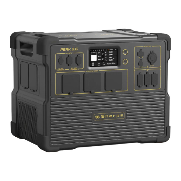 Sherpa PEAK 3.6 Portable Power Station - 3600W Sherpa PEAK 3.6 Portable Power Station - 3600W