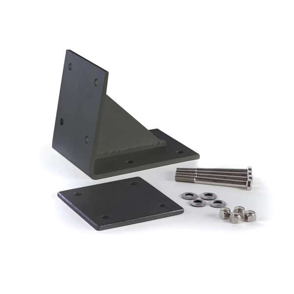 Sideshift L Shaped Stern Mounting Bracket Kit for Transom - Black