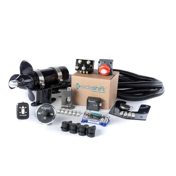 Sideshift SD230 Stern Drive Mounted Stern Thruster Kit 12v DC - Black