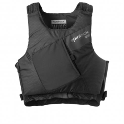 Spinlock Size 3 Wing Pfd Side Zip Black Graphite