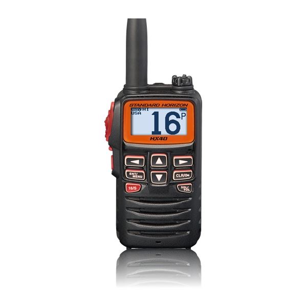Standard Horizon HX40E Ultra Compact Handheld VHF Marine Transceiver
