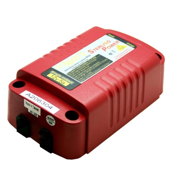 Sterling Power PS125 Pro Sport Waterproof Battery Charger - 12V - 5A