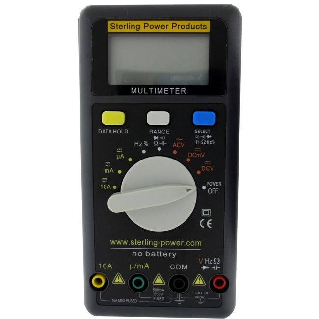 Sterling Power WUVM Wind-up Portable Multimeter