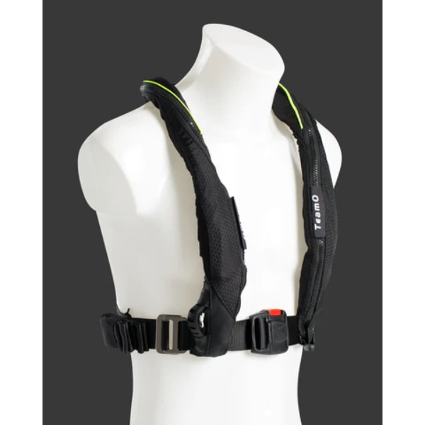 TeamO 170N Micro Lifejacket - Automatic - Black / Yellow - Image 2