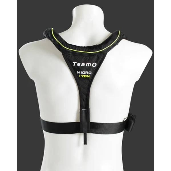 TeamO 170N Micro Lifejacket - Automatic - Black / Yellow - Image 4