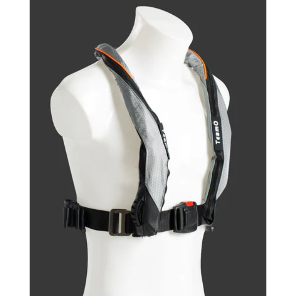 TeamO 170N Micro Lifejacket - Automatic - Grey / Orange - Image 2