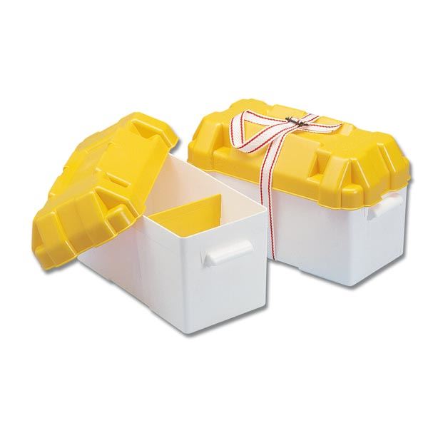 Trem Battery Box Large Yellow 410x200x250(H) mm Trem Battery Box Large Yellow 410x200x250(H) mm