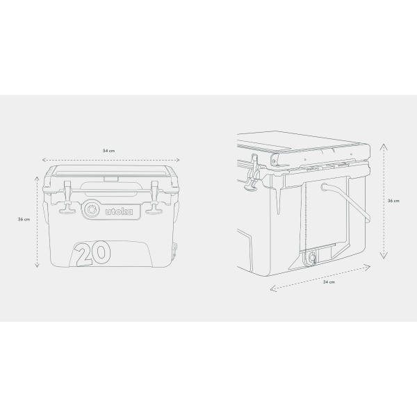 Utoka 20 Cool Box - 18L - Camo - Image 4