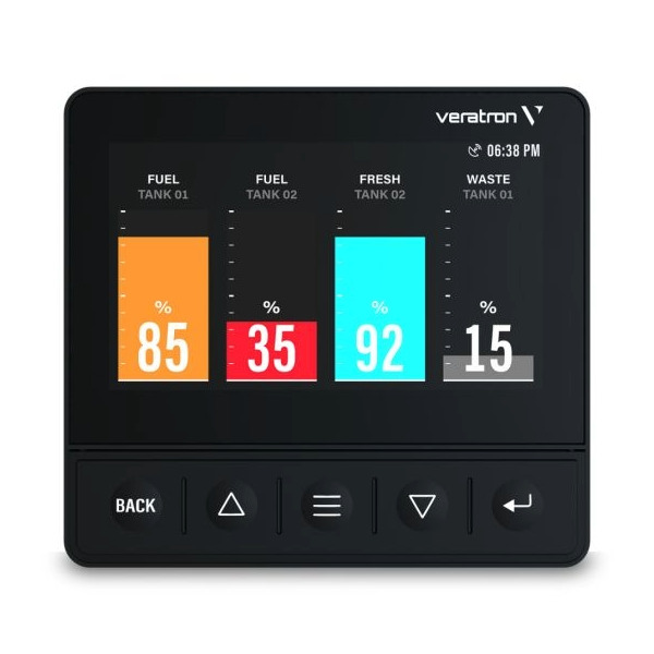Veratron OL43 4.3 inch Multifunctional Colour Instrument Display - Black - Image 2