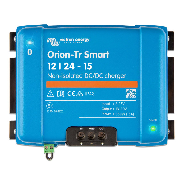 Victron Orion-Tr Smart DC-DC Charger - Non-Isolated - 12/24-15A / 360W