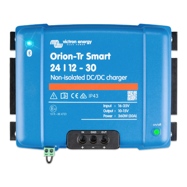 Victron Orion-Tr Smart DC-DC Charger - Non-Isolated - 24/12-30A / 360W