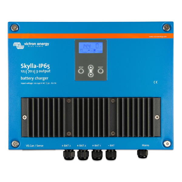 Victron Energy Skylla-IP65 Battery Charger - 12V-70A - 3 Outputs