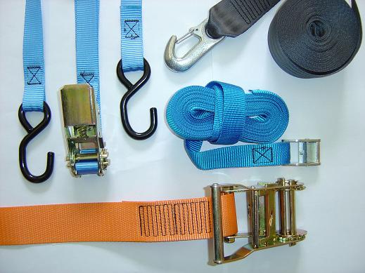 Waveline Lightweight Ratchet Lashing 50mm WebbingWith Hooks (5m)