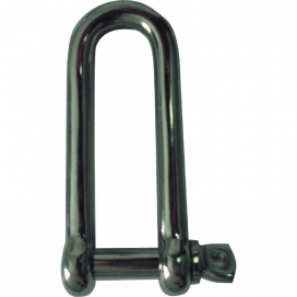 Waveline Long Dee Shackle - S/Steel 8mm Waveline Long Dee Shackle - S/Steel 8mm