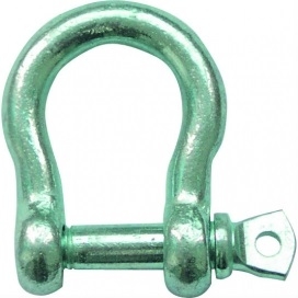 Waveline Bow Shackle - Hot Dip Galvanised 8mm