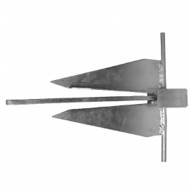 Waveline Danforth style Anchor - Galvanised 10kg