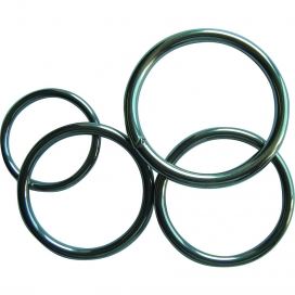 Waveline Round Ring - Stainless Steel 316  4 x