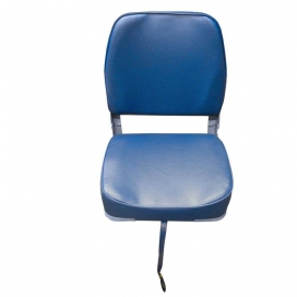 Waveline Navy Classic Low Back Folding Seat S/S 316 Fittings