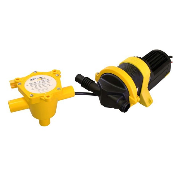Whale WM8284 Grey IC Pump / Manifold Waste Water Kit - 19/25mm - 12V