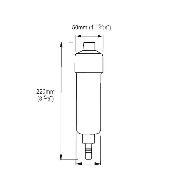 Whale WS7205 Surge Damper - 12mm Connection - Image 2