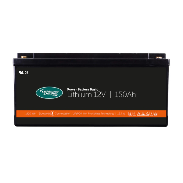 Whisper Power Lithium Power Basic Battery - 12V / 150Ah