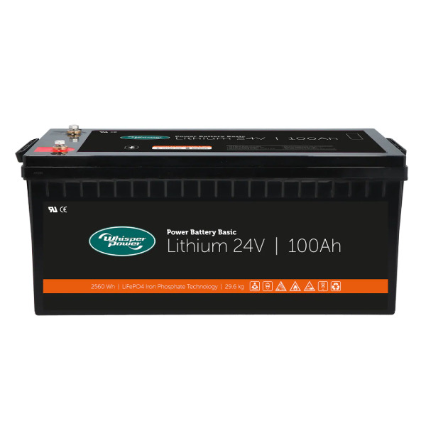 Whisper Power Lithium Power Basic Battery - 24V / 100Ah