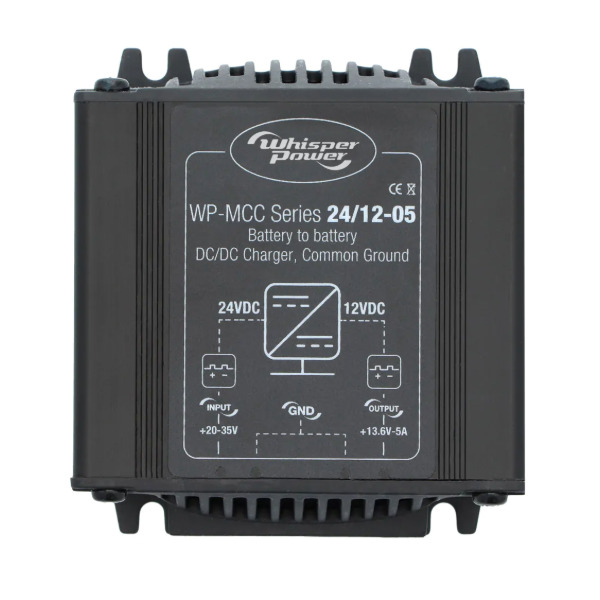 Whisper Power MCC Battery to Battery Charger - 24-12V - 5A Whisper Power MCC Battery to Battery Charger - 24-12V - 5A