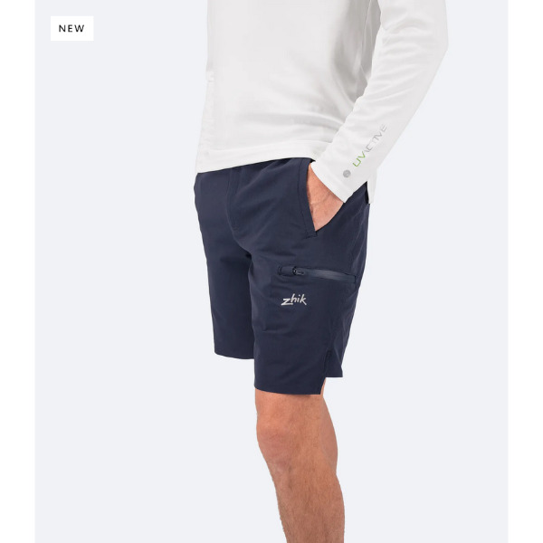 Zhik Performance Stretch Fast Dry Deck Shorts - Mens - Navy Blue - L - Image 2