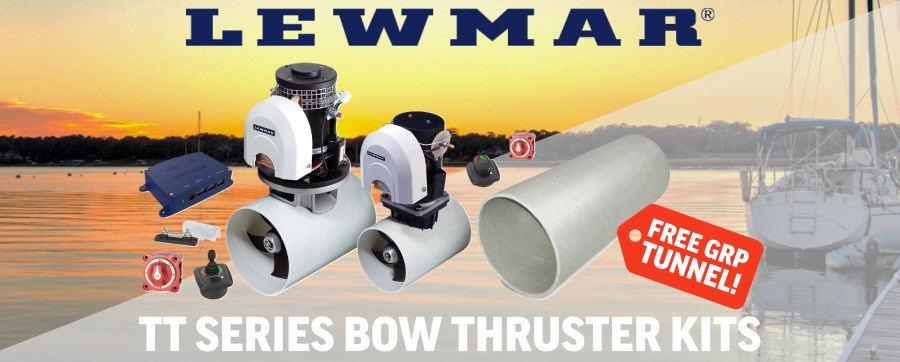 Free Tunnel With The Purchase Of Any Lewmar Thruster Kit