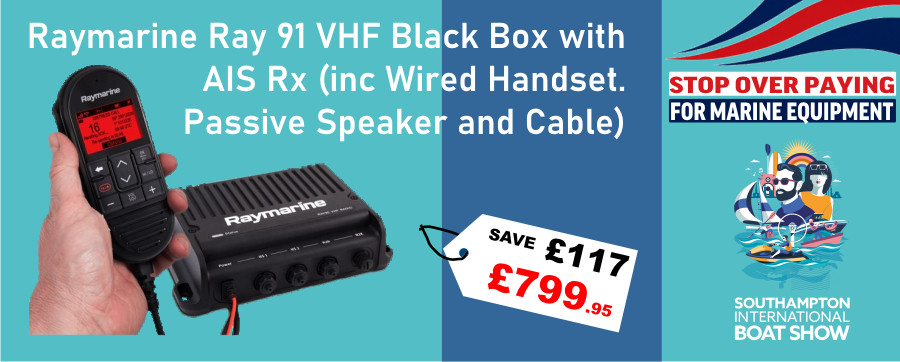 Raymarine Ray91 VHF / AIS - Boat Show Offer
