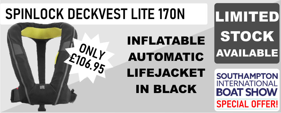 Spinlock Deckvest Lite 170N in Black