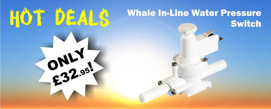Whale In-Line Water Pressure Switch (Grooved)